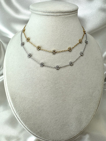 Collana micro fiori