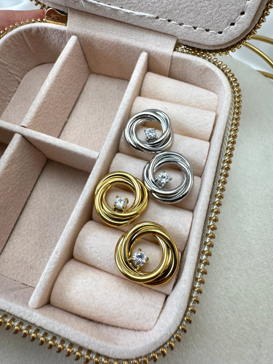 Bottoni tondi con punto luce