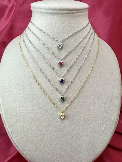 Collana con micro cuore