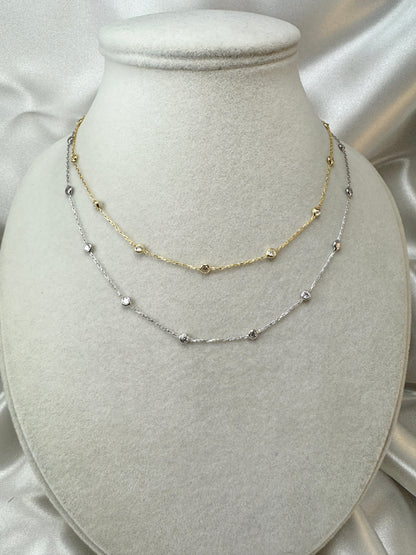 Collana con micro punti luce