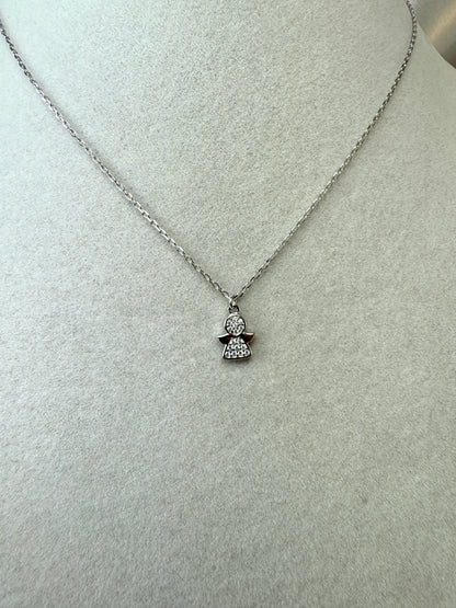 Collana con micro angelo