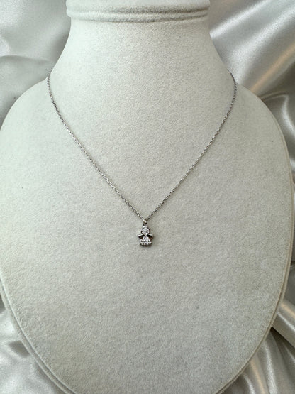 Collana con micro angelo