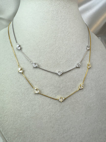 Collana con goccine fisse
