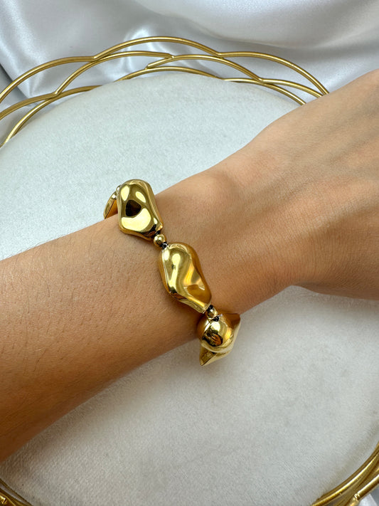 Bracciale pepitone oro
