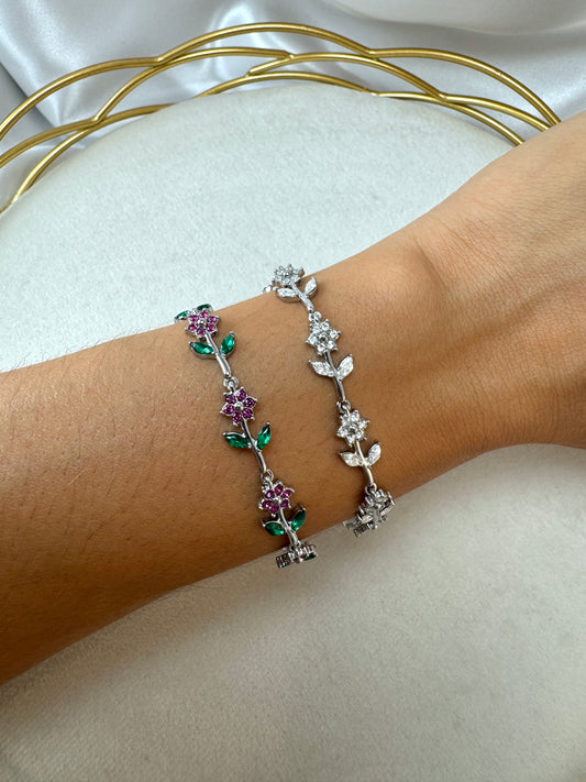 Bracciale fiori