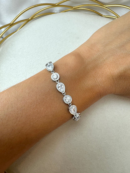 Bracciale con gocce tondi